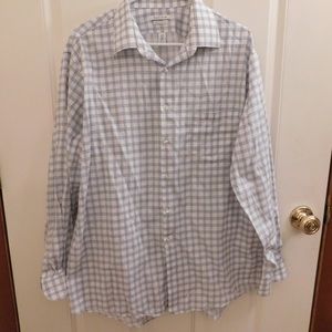 Van Heusen Men’s Regular Fit Check Dress Shirt